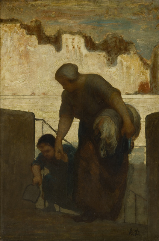 Honoré Daumier - The Laundress - 杜米埃.tif
